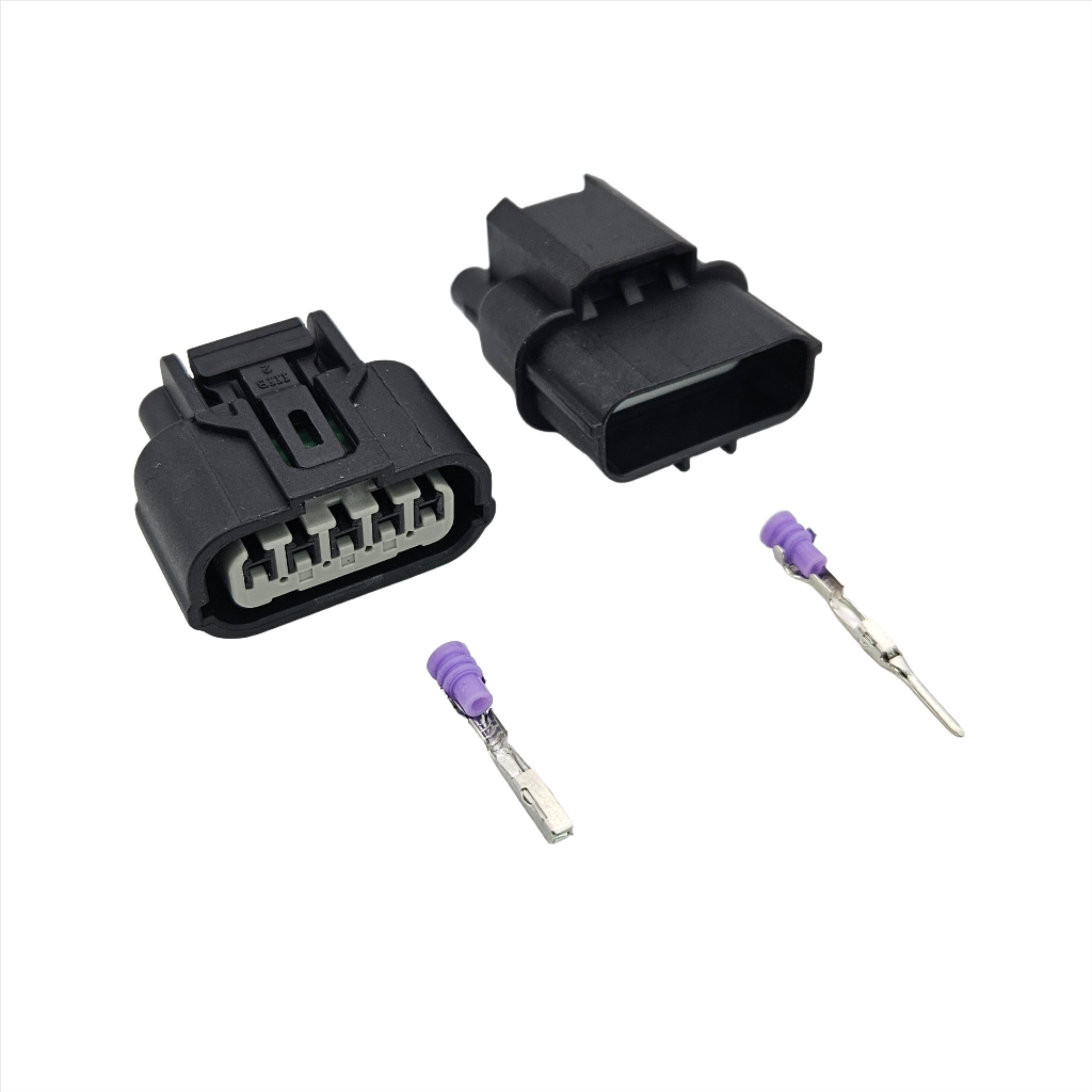 5 Pin 6189-1081 6918-2128 Automotive Waterproof Plugs Auto Intake Pressure Oxygen Sensor Plug Sockets Starter For Honda