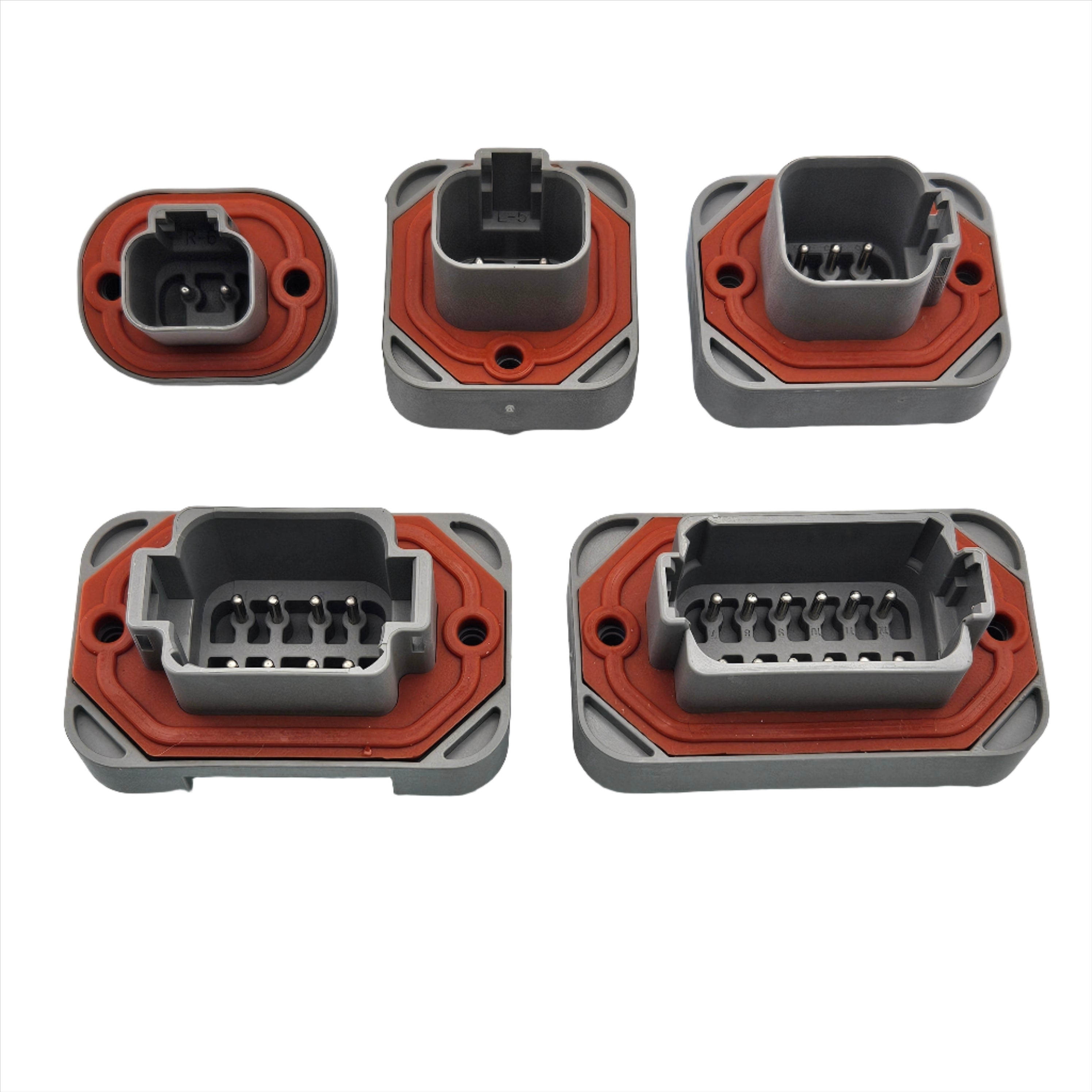 Deutsch DT Pannel PCB Mount Connector Series 2/3/4/6/8/12 Pin DT-13