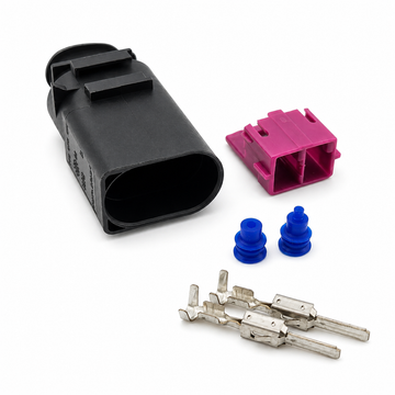2 Pin Horn & Sensor Connector Plug Unwired Kit - VW Audi Seat Skoda 1J0973722 8D0973822 1717692-1