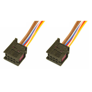 2pcs For Audi A1 & Q3 Rear Tail Light Connector Plug Wiring Harness Loom Prewired