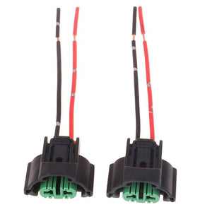 2pcs For Honda Insight Headlight Bulb H11 Connector Wiring Adapter