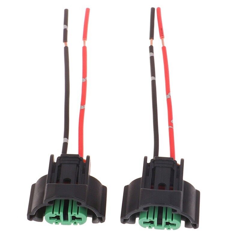 2pcs For Honda Insight Headlight Bulb H11 Connector Wiring Adapter