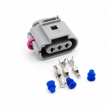 3 Pin AC Pressure Switch Knock & Cam Sensor Connector Plug Unwired Kit - Audi VW Seat Skoda 8K0973703