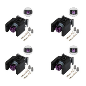 4pcs For Delphi Diesel Injector Connector Plugs Repair Fits Mercedes Sprinter