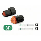 3 Way / Pin / Black