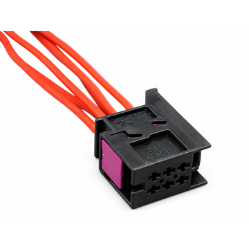 Pre Wired 6 pin Rear Tail Light Bulb Holder Plug Wiring Connector Harness Loom For Audi A1 & Q3 for Skoda Fabia, Roomster & Octavia 6Q0937702