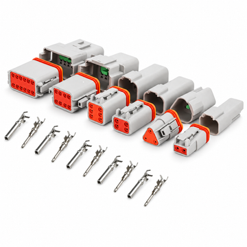 Fits Deutsch DT Series Multi Plug Waterproof Connector 2 3 4 6 8 12 Way Pin Kit