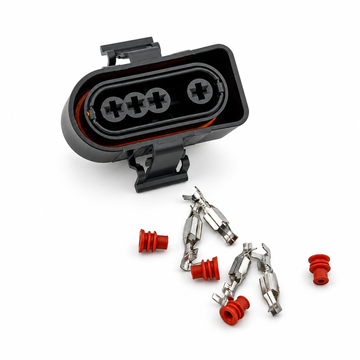 4 Pin Oxygen O2 Sensor Connector Plug Unwired Kit - VW Audi Seat Skoda 3A0973334 3A0973304