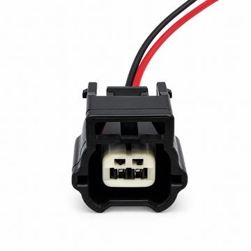 For NISSAN X-Trail Qashqai ABS Sensor PLUG Connector 2 PIN Socket Wire BLACK Housing