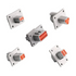 For Deutsch DT Series 2/3/4/6/8/12 Pin Way Pannel Flange Mount Connector Plug