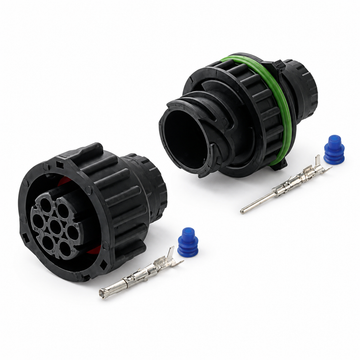 Connecteur 7 broches Twist Lock Feu Arrière pour MAN DAF BENNE CAMION FOURGON 968421-1 967650-1