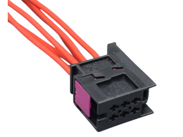 Pre Wired 6 pin Rear Tail Light Bulb Holder Plug Wiring Connector Harness Loom For Audi A1 & Q3 for Skoda Fabia, Roomster & Octavia