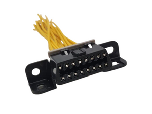 OBD2 Under Dash Mount Socket Plug Connector 16 pin Female Open Prewired OBD