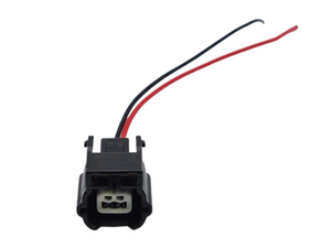 For NISSAN X-Trail Qashqai ABS Sensor PLUG Connector 2 PIN Socket Wire BLACK Housing