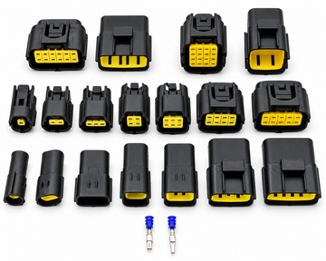 AMP Econoseal J Series Waterproof Automotive Connector Kits 1 2 3 4 6 8 10 12 16 Pin