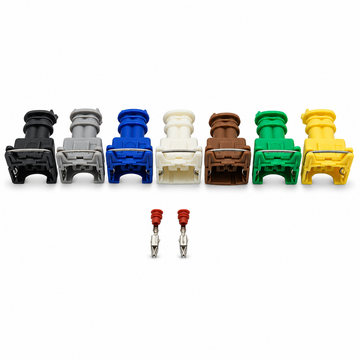 For Tyco Amp Junior Power Timer 2-Pin Fuel Injector Plug Connector Bosch EV1