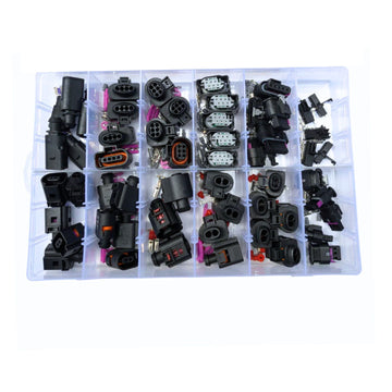 55pcs Connector Assortment Kit for VW Audi Group VAG Vehicles - Automotive Connector, Pins and Seal Set