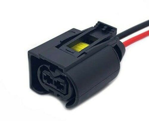 Mercedes CDI Diesel BOSCH Fuel Injector 2 Pin Plug Connector Prewired Cable OM646