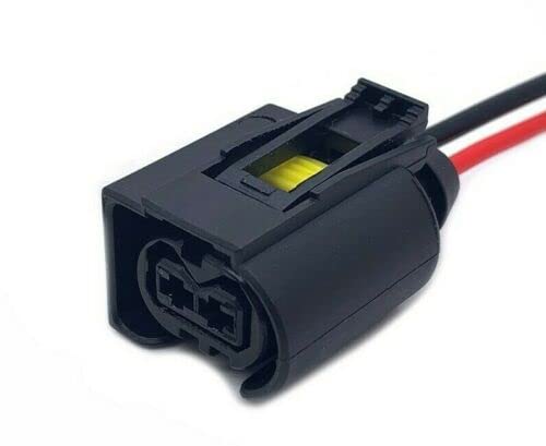Mercedes CDI Diesel BOSCH Fuel Injector 2 Pin Plug Connector Prewired Cable OM646