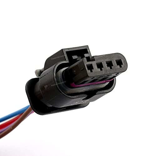 For Fiat 500 Abarth Rear Tail Light Plug with Piggyback Cables Connector Repair 4 PIN
