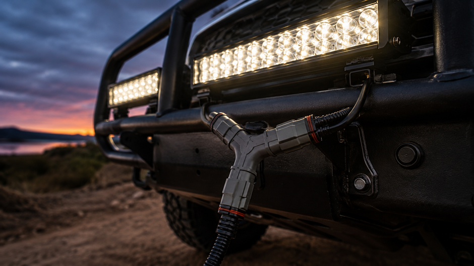 Wiring Light Bars and Spotlights With A Y-Splitter: The Right Way To Add A Second Output To A Deutsch DT Circuit