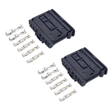 2pcs Rear Tail Light Plug Connectors 6 Pin Repair for Peugeot Fiat Dacia Citroen