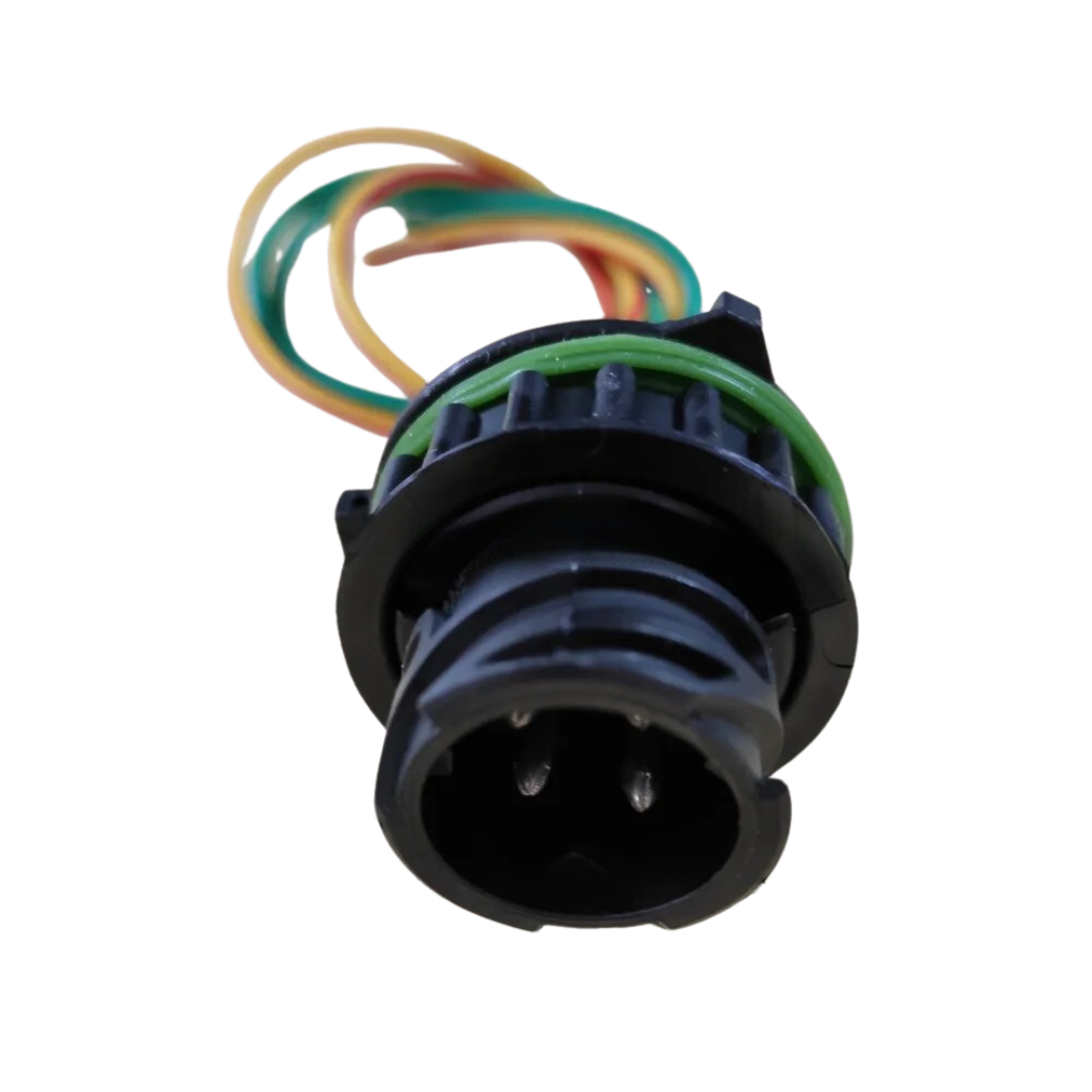 Pre-wired Circular DIN 4 Pin Pressure Sensor Connector For Volvo TE Co