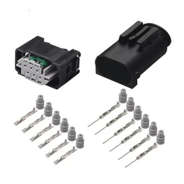 6 Pin MQS Automotive Male Female Connector 1-967616-1 1-967587-3 for VW AUDI BMW