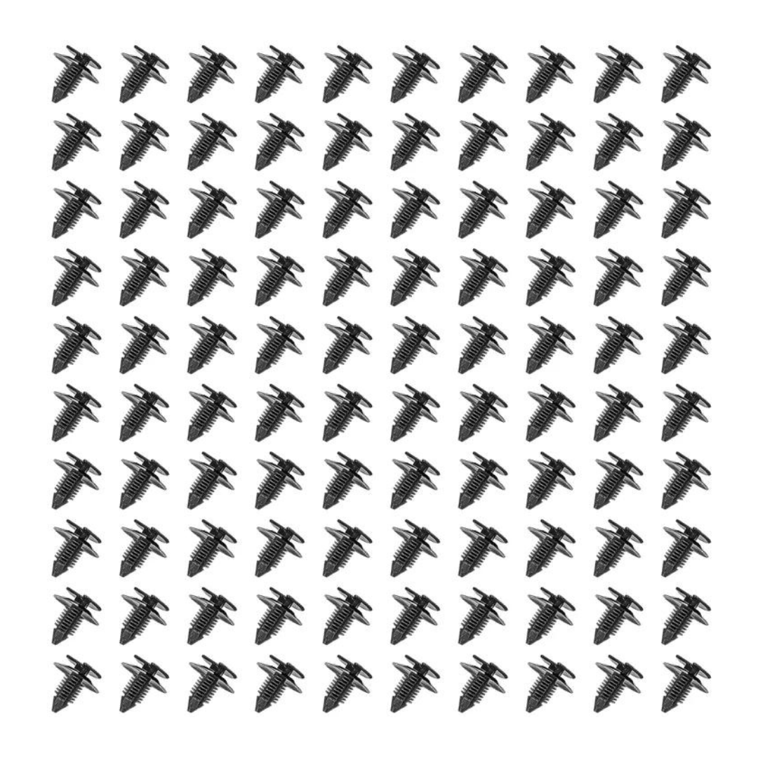 100 Clips for VW Transporter T4 T5 Lining Carpets Hidden Trim Panels & Boards