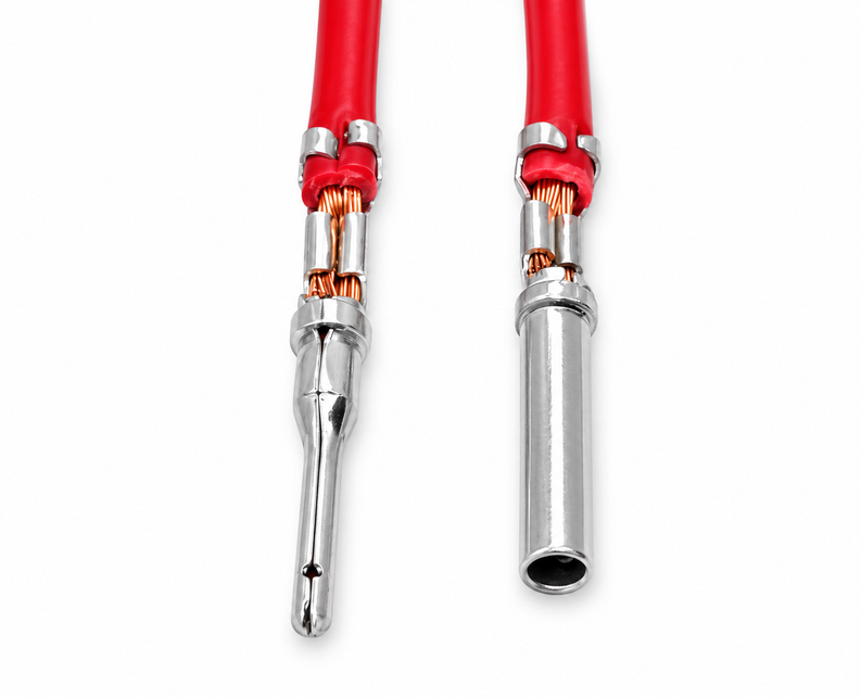 1 Meter Deutsch DT/DTM Prewired Wiring Cable Terminals Pins For DT DTM Connector