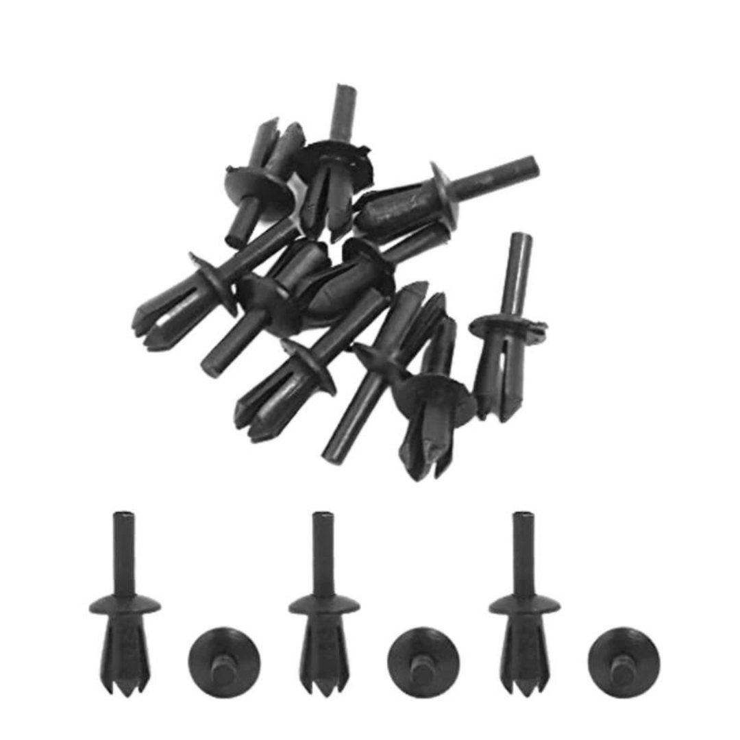 10x For BMW 5mm Plastic Rivet Clips for Trims, Wheel Arch Liner/Lining & Mouldings