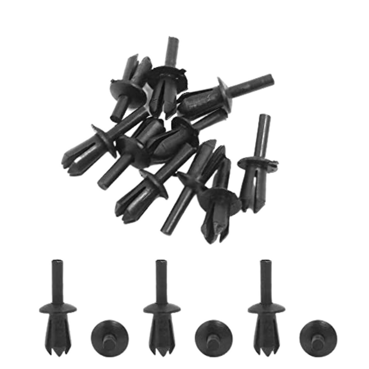 10x For BMW 5mm Plastic Rivet Clips for Trims, Wheel Arch Liner/Lining & Mouldings