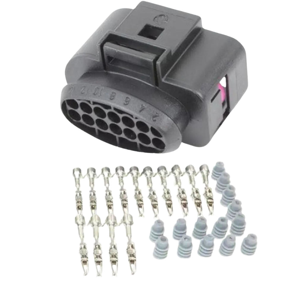 EMagTech 2x Auto 14 Pin Stecker - Kompatibel Mit VW, Audi, Seat, Skoda