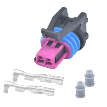 2 Pin Male Camshaft Valve Solenoid Plug 15335987 15449028 Unwired Connector
