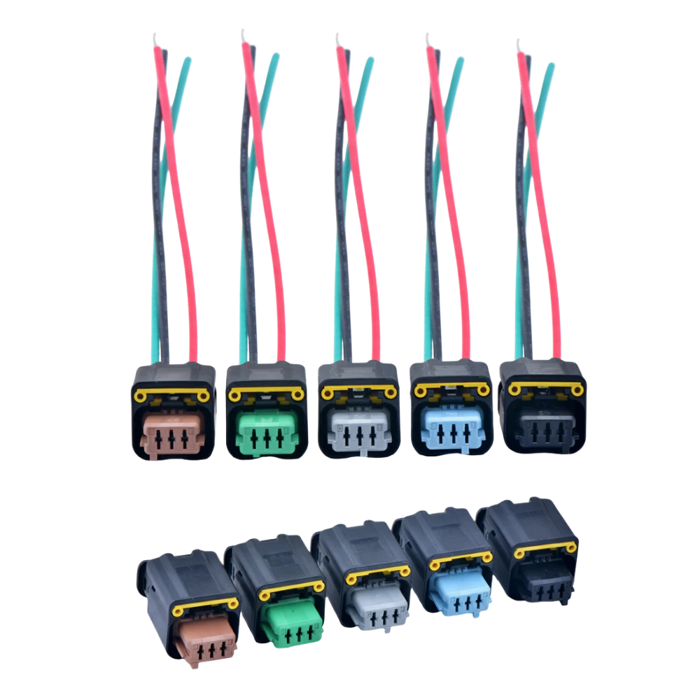 3 Pin Auto Waterproof Connector Crankshaft Sensor Plugs 1801179-1 1801179-2 1801179-3 1801179-5 for Citroen Peugeot 408 1,6 HDI