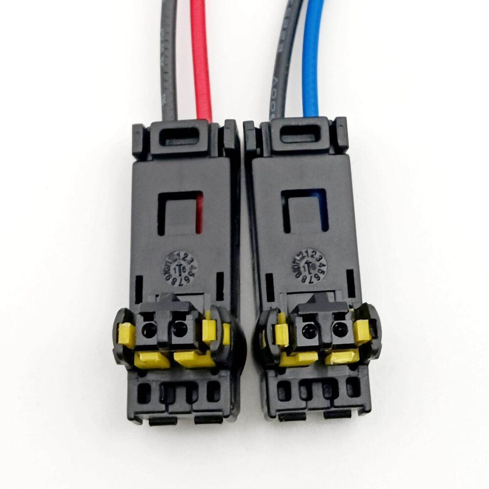 1 Pair 2 Pin Air Bag Connector Plugs with Wires for Clock Spring