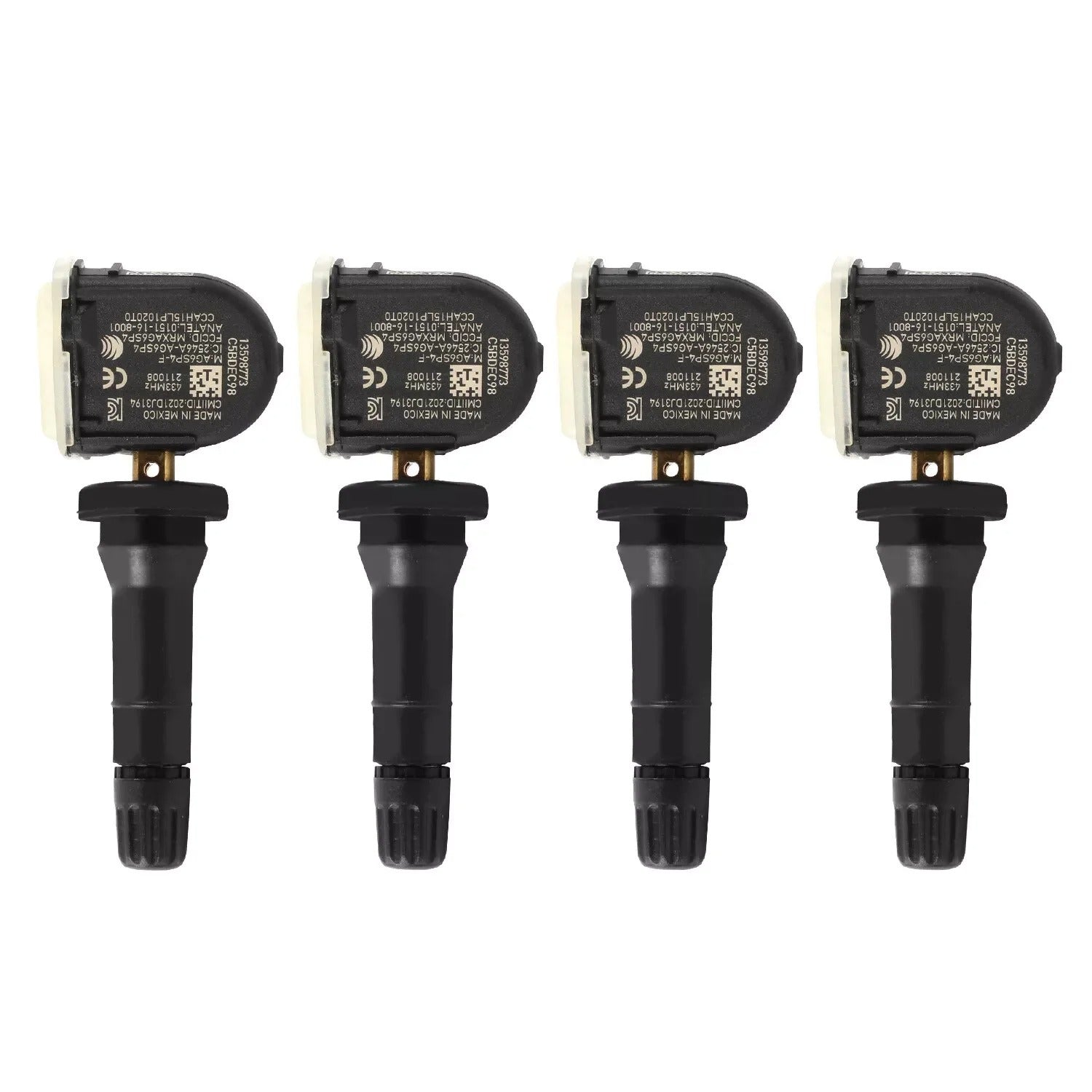 4pcs Tyre TPMS Pressure Sensor 433MHz Replacement for Vauxhall Astra K Corsa D E