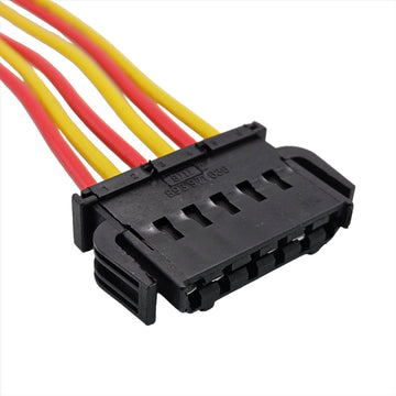 6 Pin Connector Rear Tail Light Lamp Wiring Harness Prewired Plug For Audi, VW, Beetle, Golf 893971636