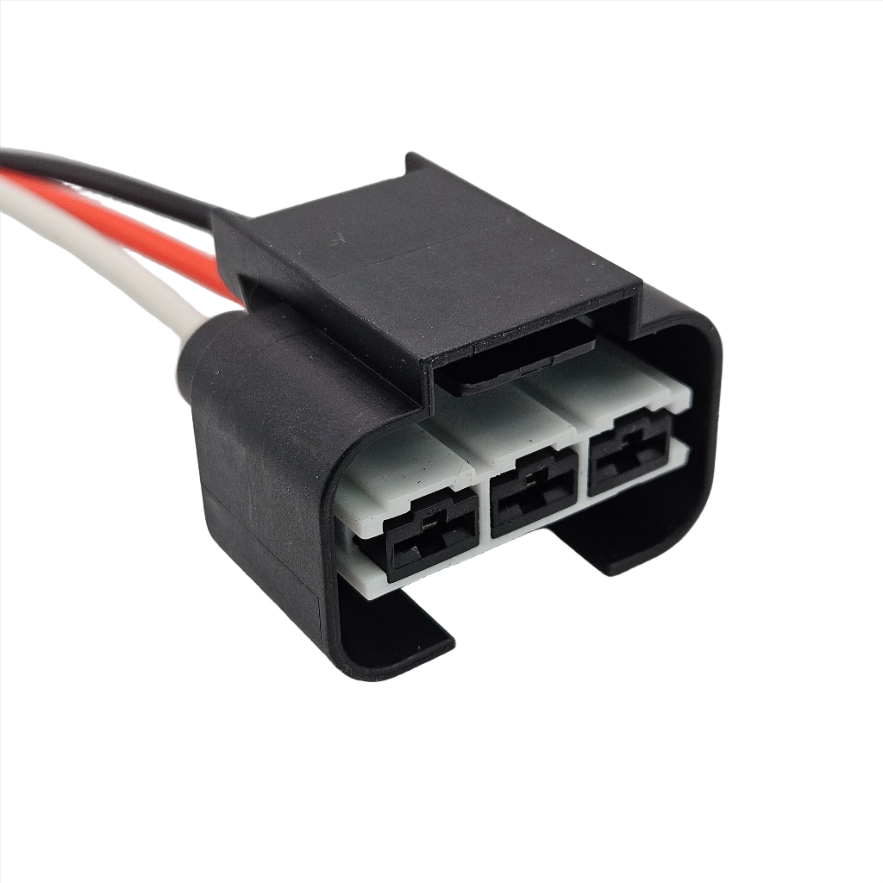 3 Pin Connector Radiator Cooling Fan Prewired Plug Socket For Hyundai