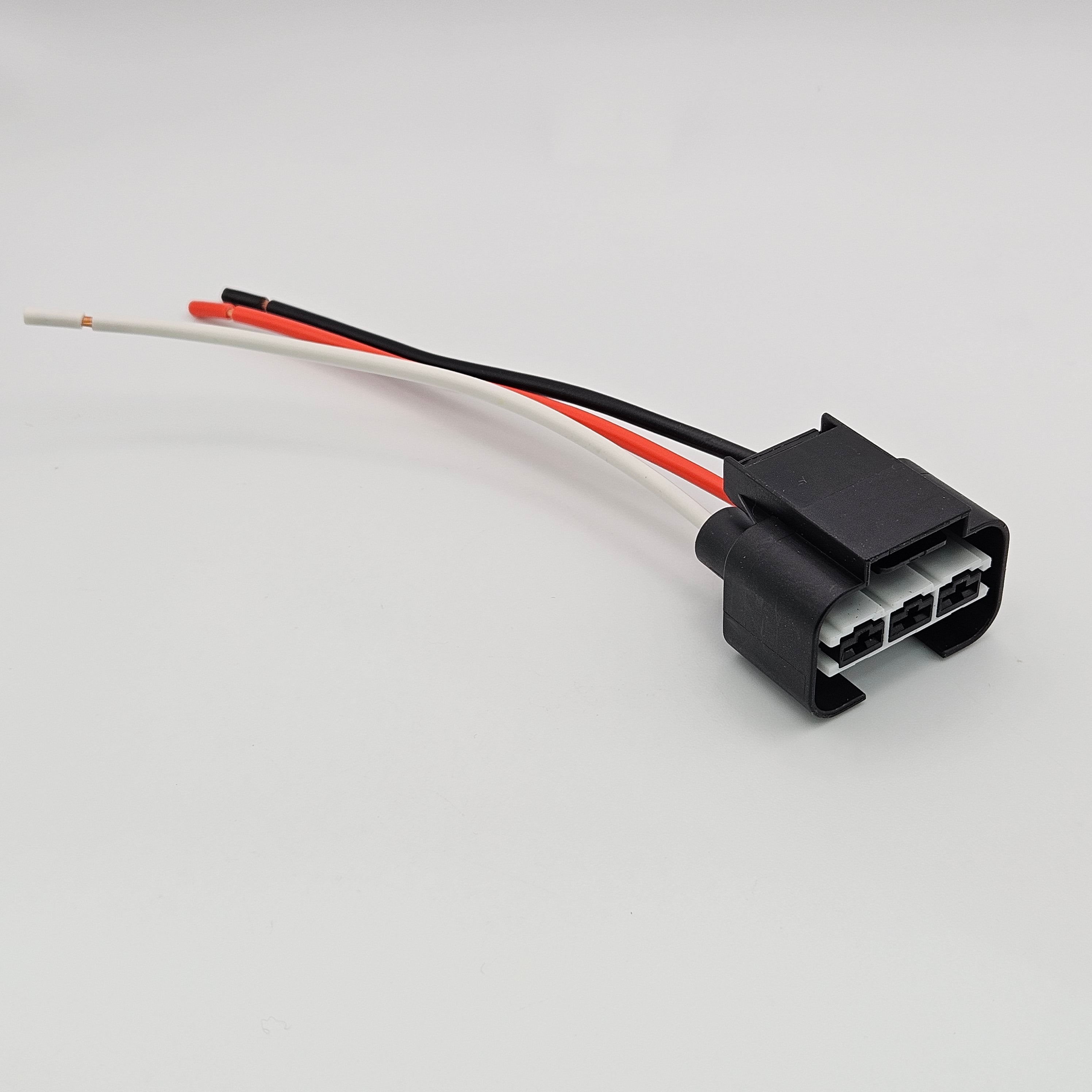 3 Pin Connector Radiator Cooling Fan Prewired Plug Socket For Hyundai