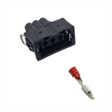 3 Way Pin Packard Timer Female Connector Plug 2 Groove