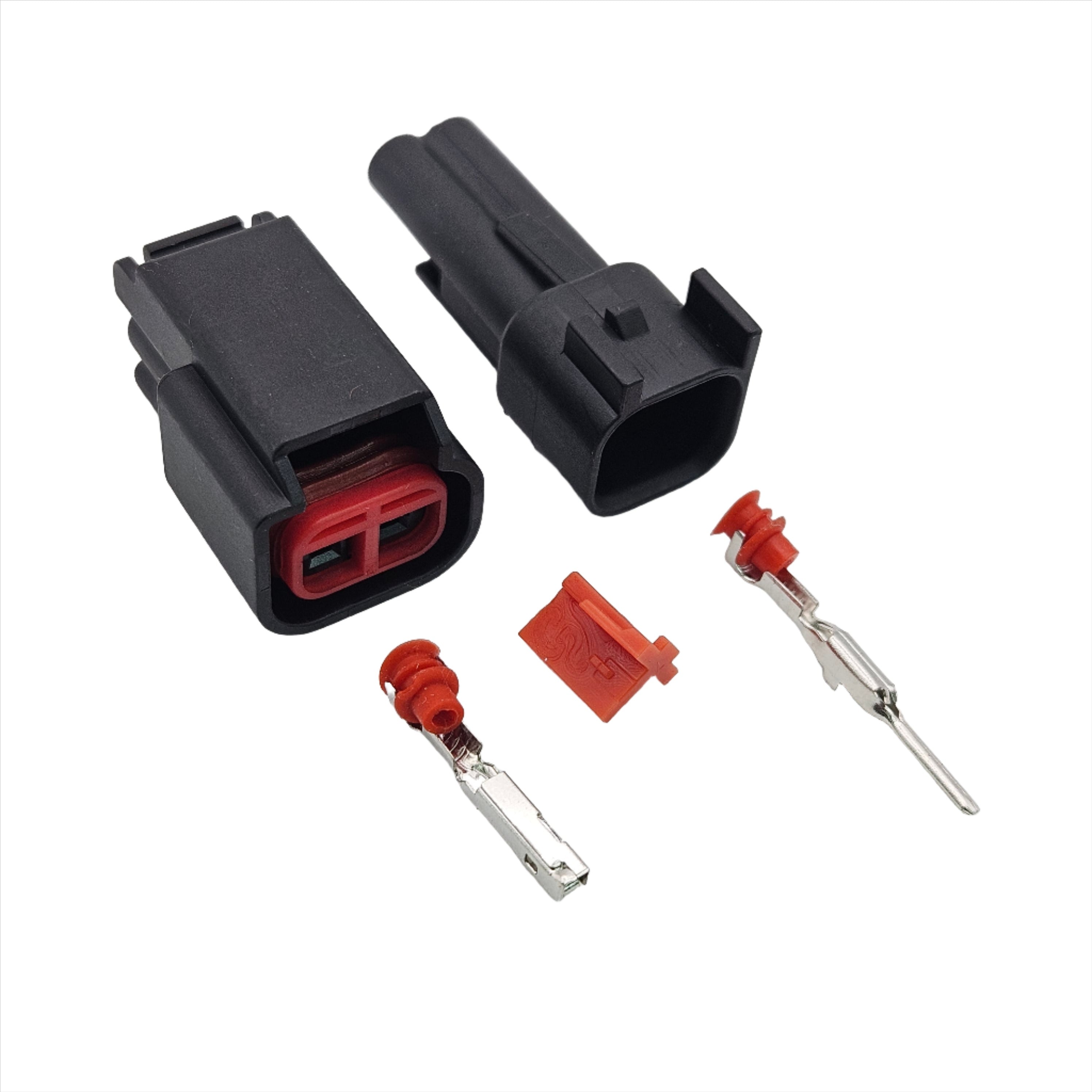 2 Pin Connector COP Plug Pencil Ignition Coils Auto Audio Connector for Ford Focus Mondeo Kuga EPC E-4014 E4014