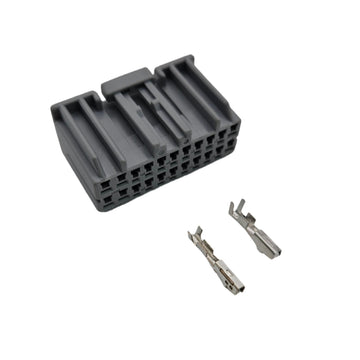 22 Pin 917989-6 917989 Automotive Wiring Harness Connector Socket AC Assembly With Terminals