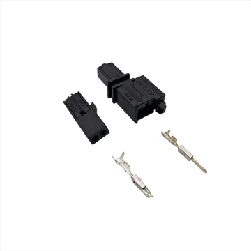 Connecteur 2 broches mâle et femelle 1j0973119 1j097333 2 connecteurs de voiture connecteur de lumière électrique prise microphone pour Audi VW