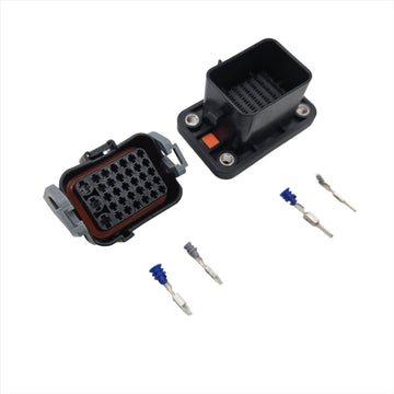 33-poliger Kfz-Stecker 1332800FB 1332800MB Wasserdichter Stecker Buchse DJ7331-1.5-3.5-11/21 mit Klemmen