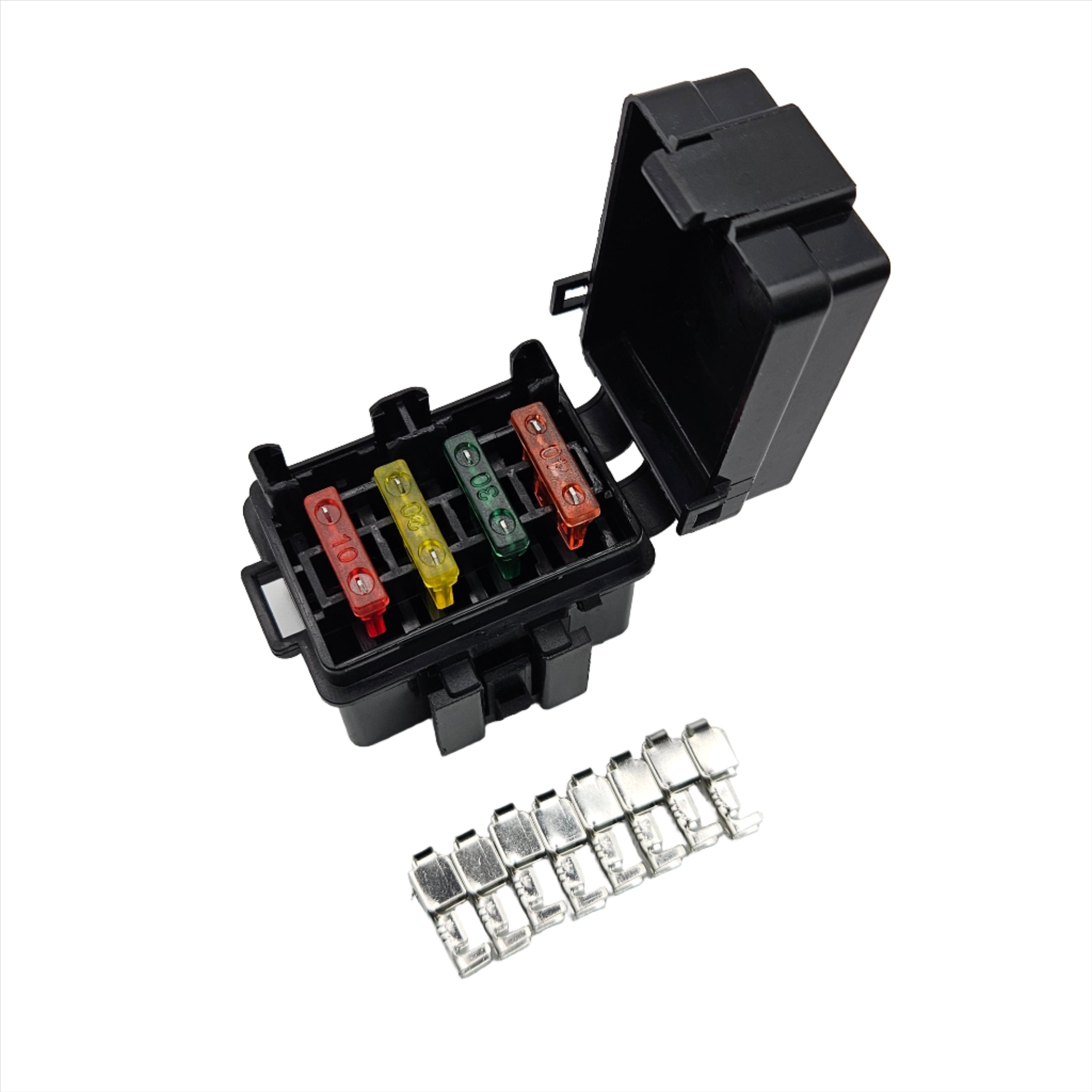 4 Way Fuse Box Standard Automotive Circuit Controller Box Medium Relay Assembly Car Fuse Holder