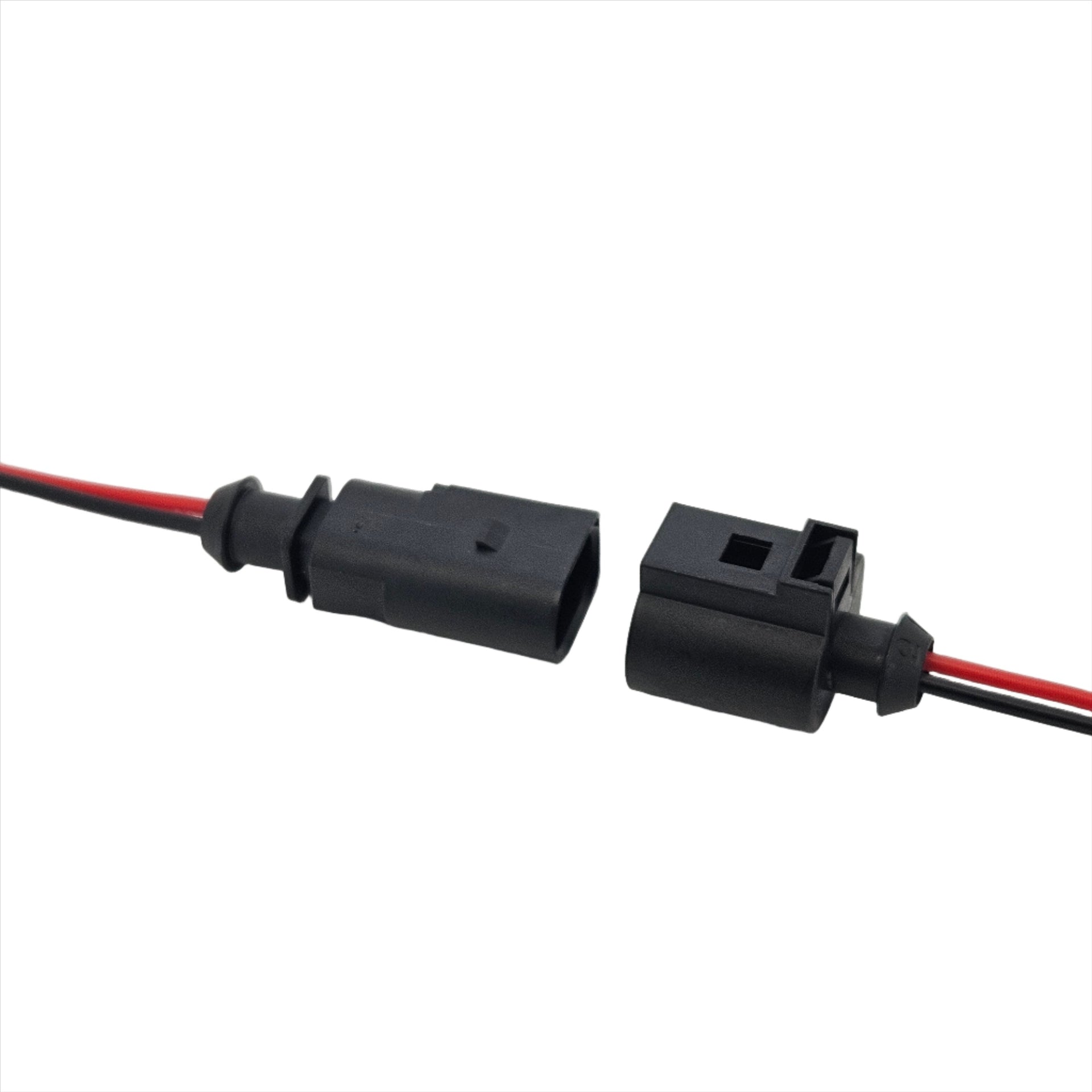 FOR VW AUDI VAG 2 Pin Male & Female Prewired Connector Sensor Plug Kit 1J0973802 1J0973702