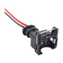 Fuel Injector 2 Pin Connector Plug EV1 OBD1 Pigtail Wiring Clips Fits BOSCH Injectors