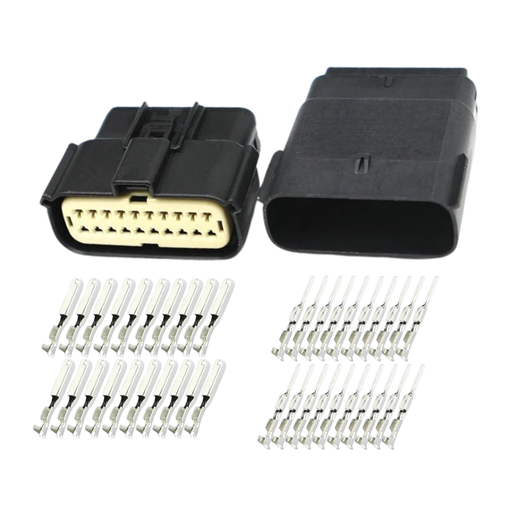 20 Way Female & Male Connectors for Molex MX150 & Pins - 33482-2132