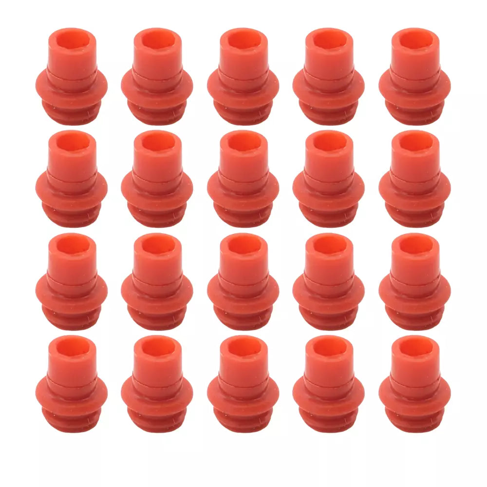 20pcs Waterproof Rubber Terminal Plug Seals For Electrical Connector C 20pcs Waterproof Rubber Terminal Plug Seals For Electrical Connector C